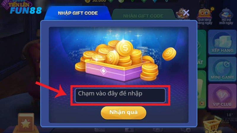 Cách nhập mã code Tiến Lên Miền Nam Fb cụ thể