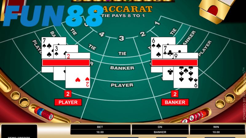 Luật chơi bộ môn Baccarat