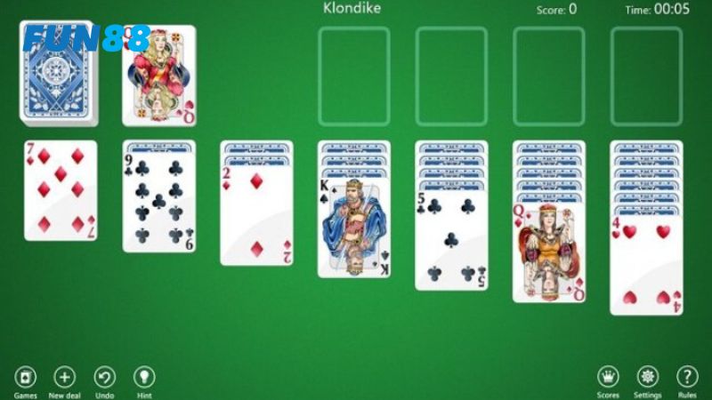 Cần phải thành thạo các quy tắc của trò chơi Solitaire