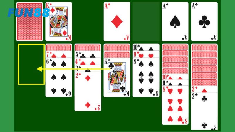 Chi tiết về cách chơi Solitaire